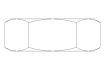 Hexagon nut M12 A2 DIN936