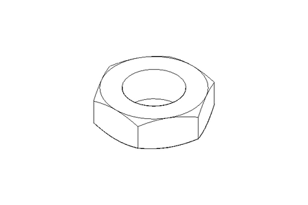 Hexagon nut M12x1,25 St-Zn DIN439