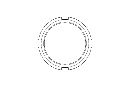 Cobertura cega DN40 CNS DIN 11851