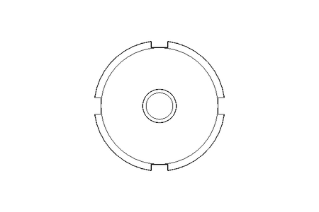 Cobertura cega DN40 CNS DIN 11851