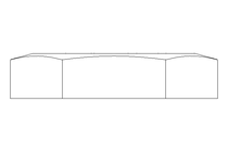 Гайка с трубной резьбой G3/4" A4 DIN431