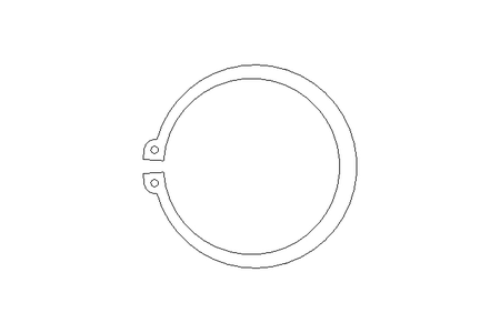 Tear-off ring 75x2.5 FST DIN471