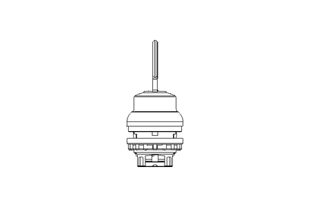 Key-operated button  2 positions